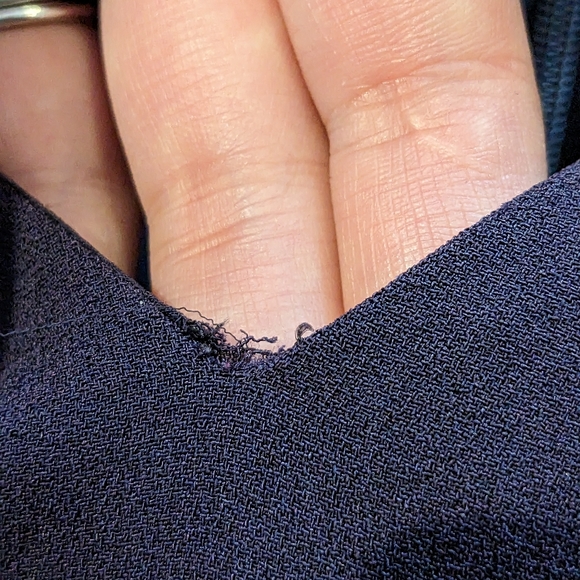 Aritzia BABATON Jameson Dark Purple Shift Mini Dress size 2 - Picture 3 of 8